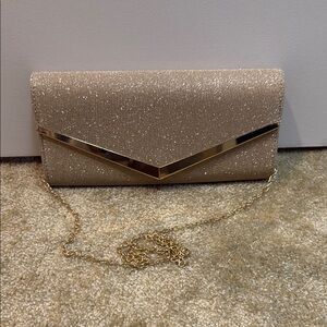 Elegant Gold Clutch Bag